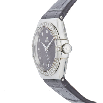 Reloj Omega Constellation Purple Diamond para Dama 