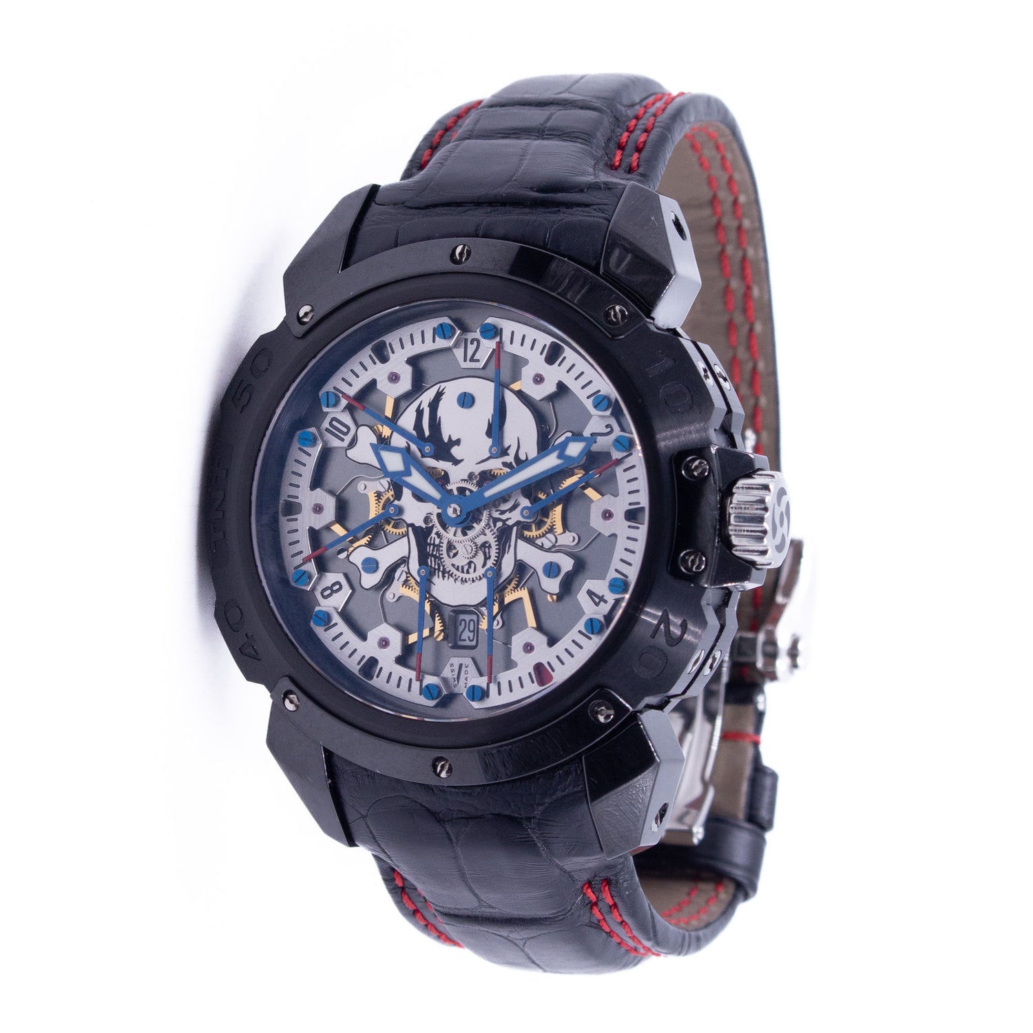 Reloj Pierre DeRoche TNT Royal Retro Skull