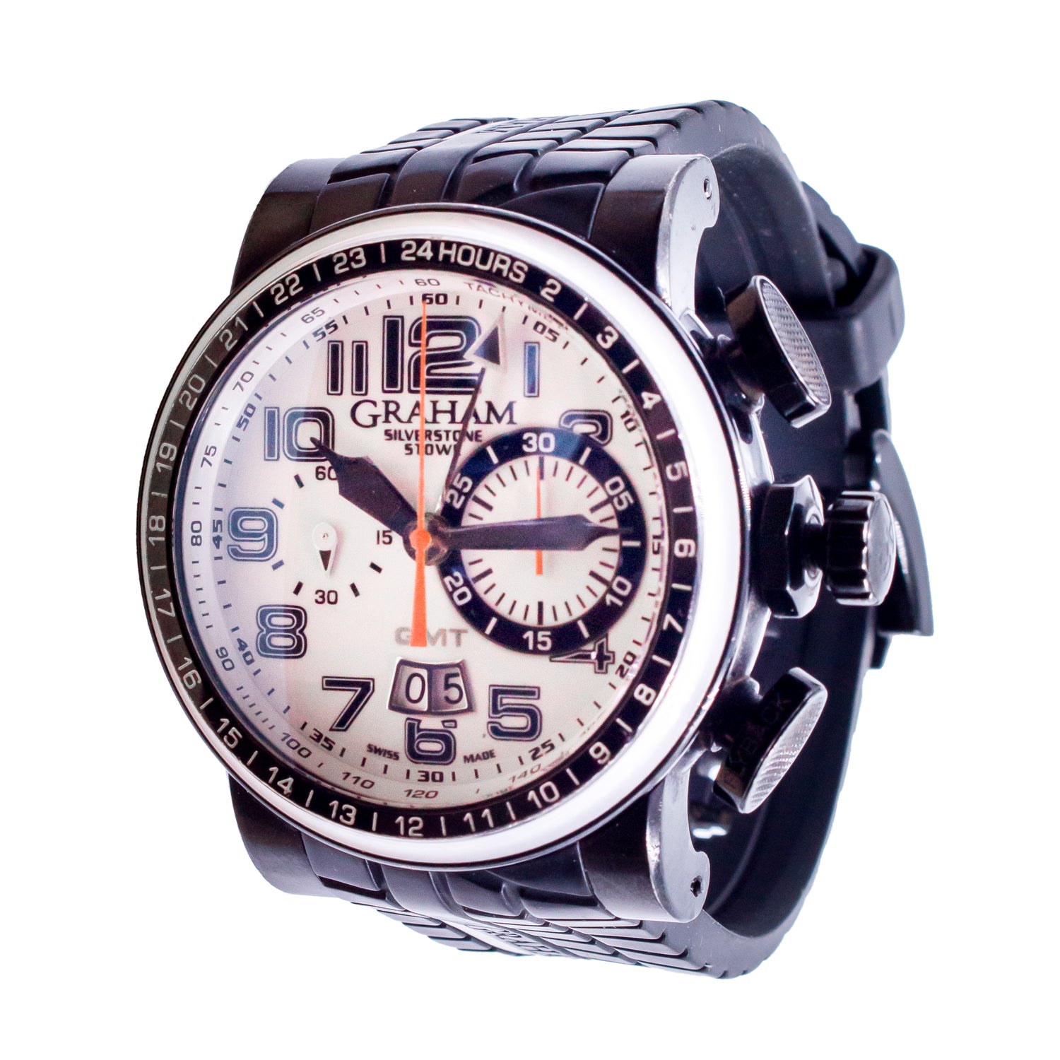 Reloj Graham Silverstone Stowe GMT Black&amp;White para Caballero (seminuevo)