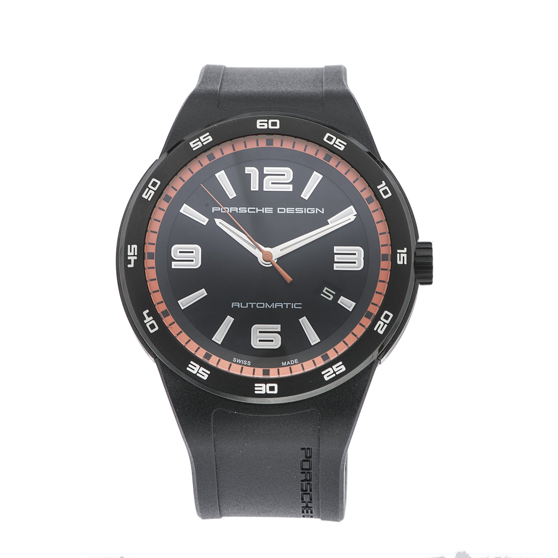Reloj Porsche Designe Flat Six Automatic Black PVD para Caballero 