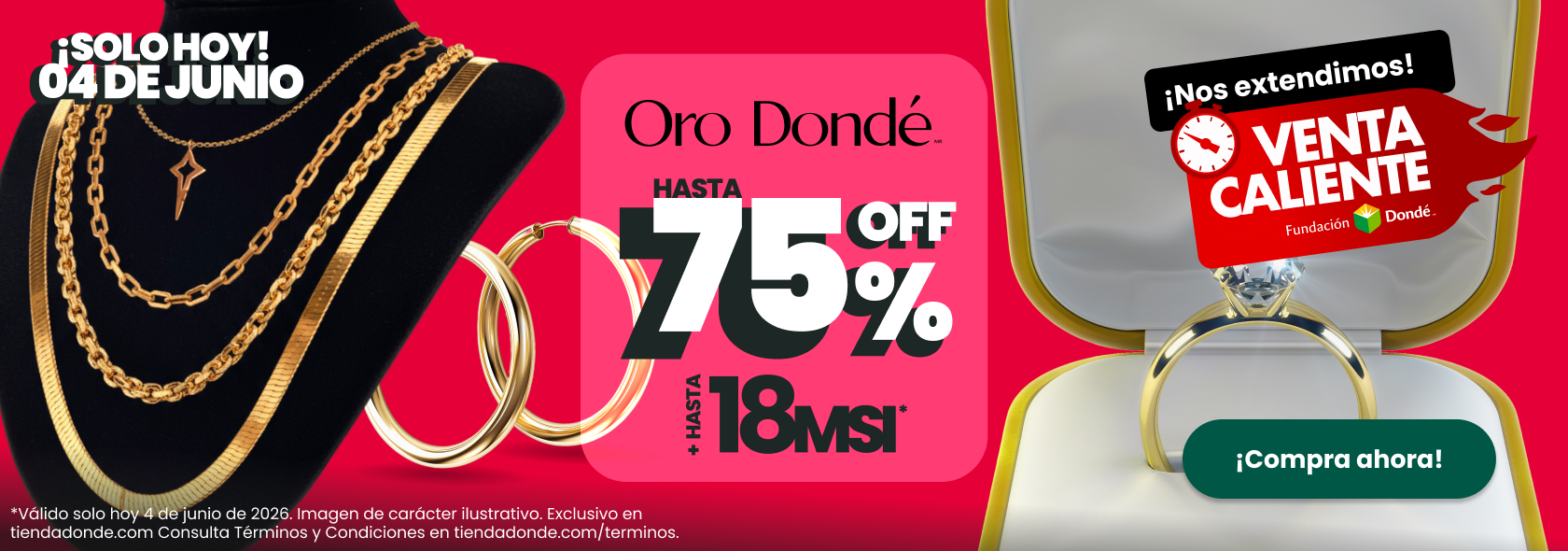 ¡Sólo hoy!
