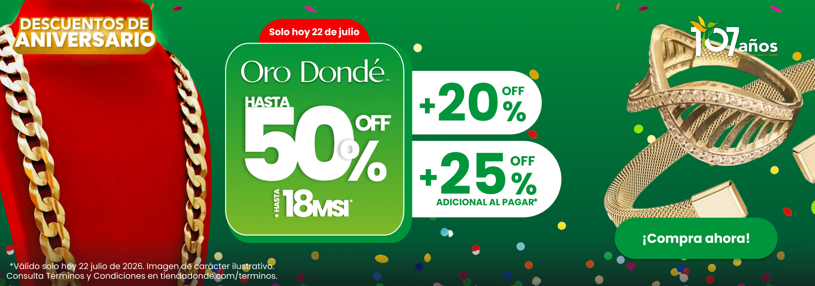 -25% al pagar