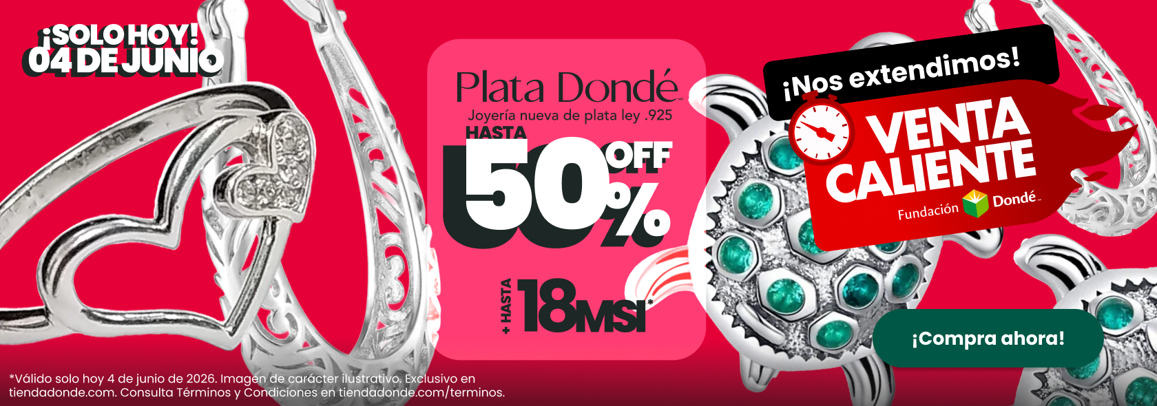 ¡Sólo hoy!