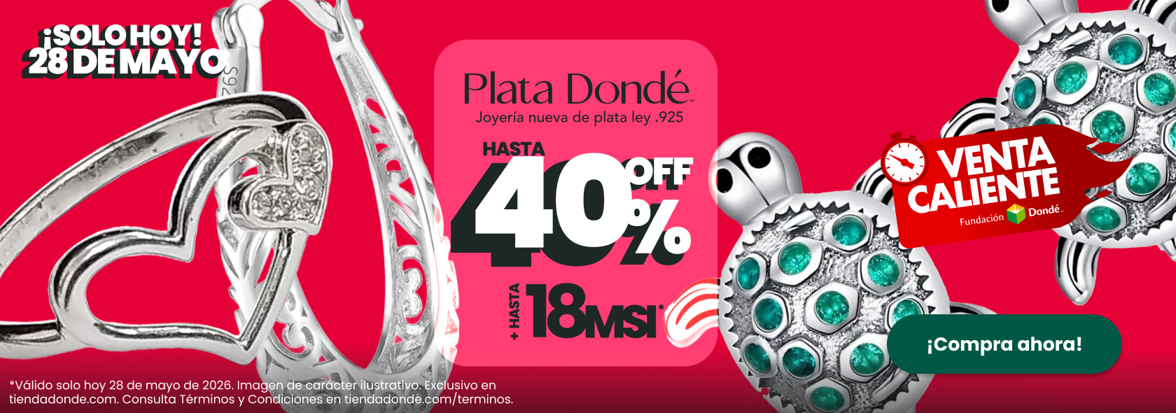 ¡Sólo hoy!