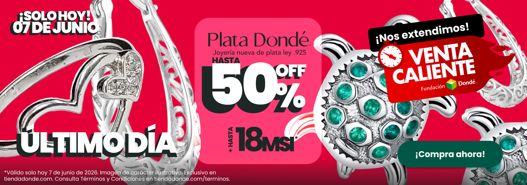 ¡Sólo hoy!