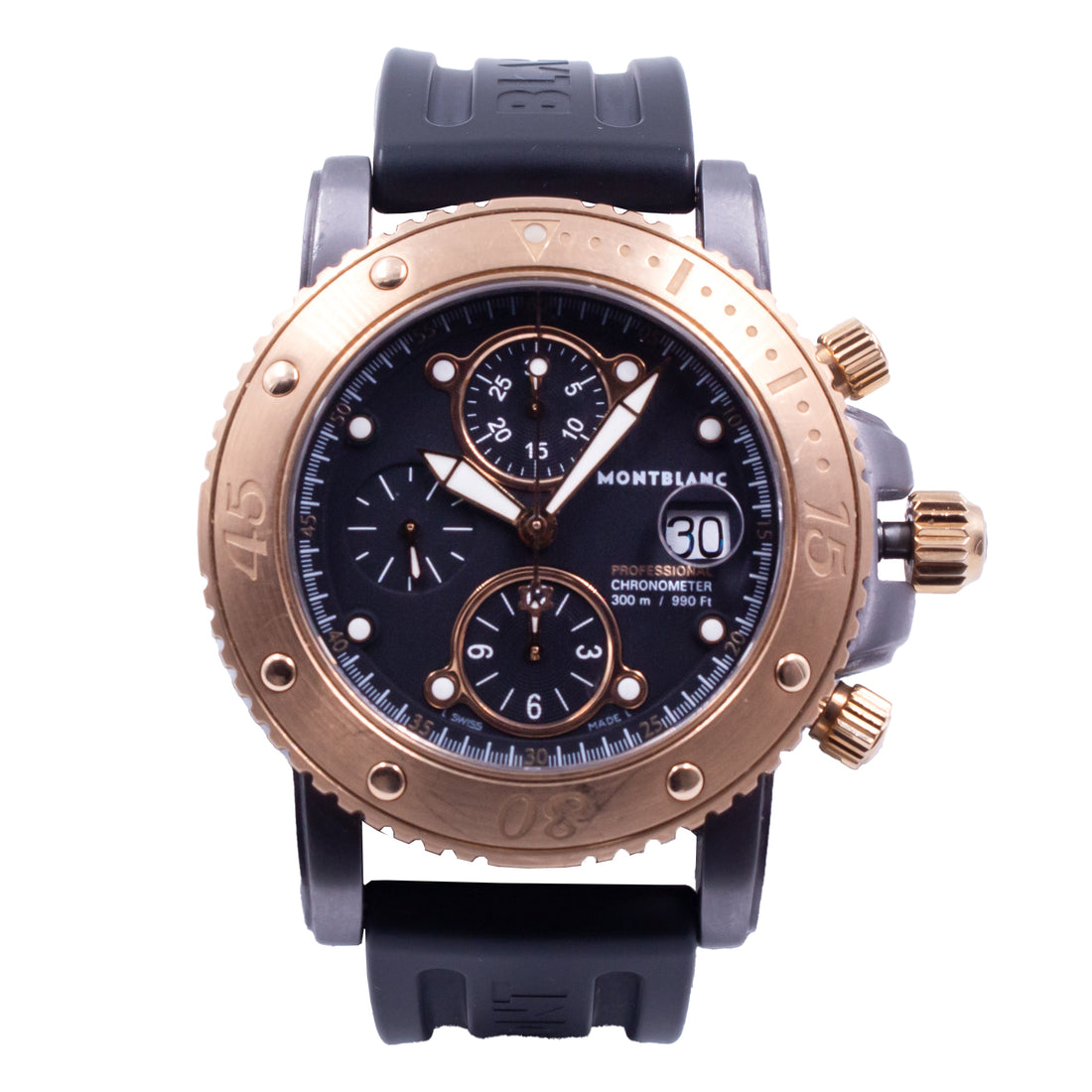 Reloj Montblanc Sport XXXL Chronograph Tantalum 18k Rose