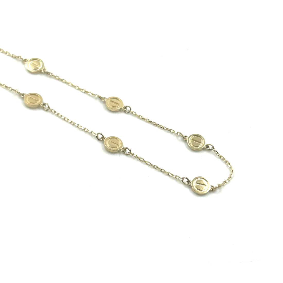  Pulsera Oro Amarillo 14K Tejido Especial