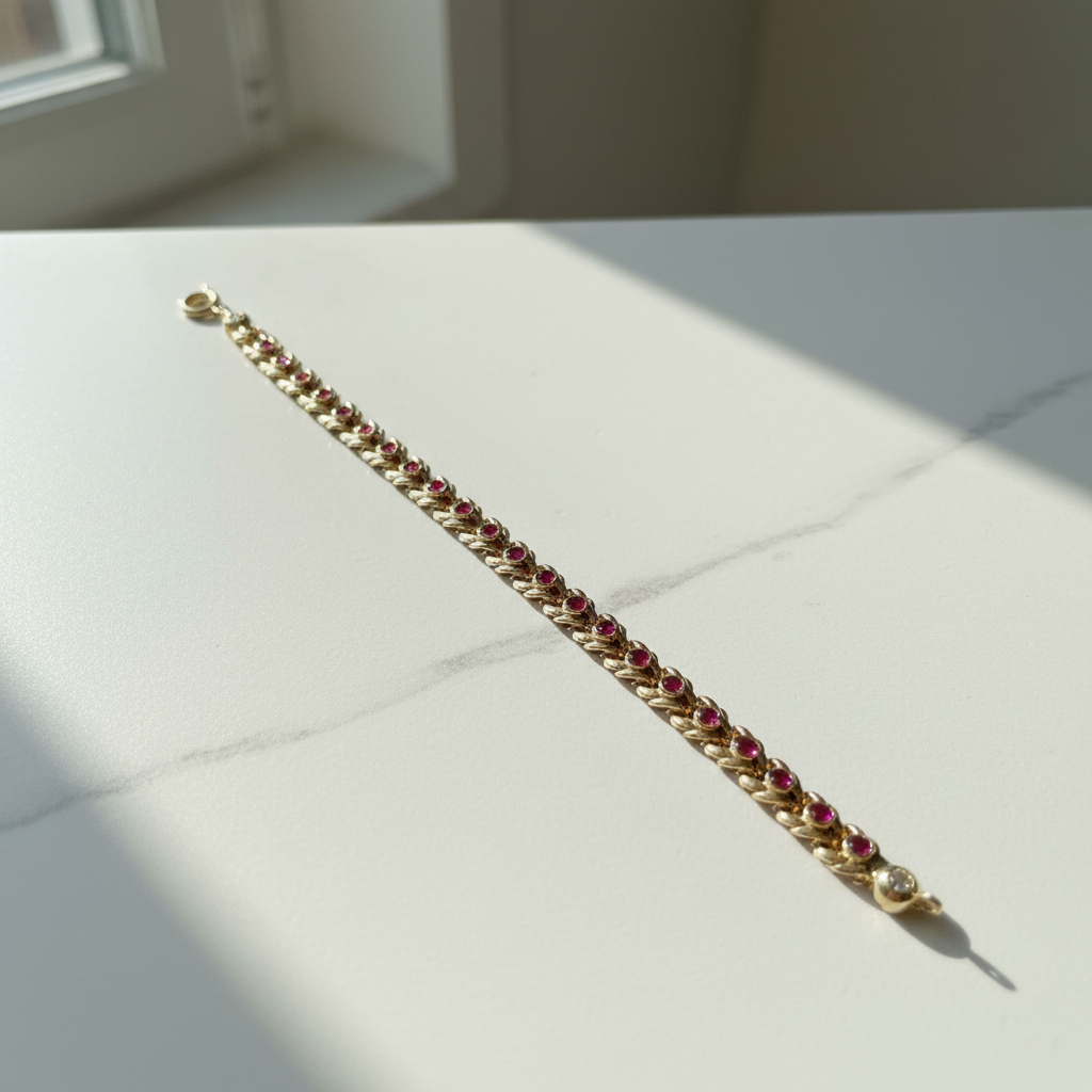 PULSERAS DAMA ORO 14K 12 (NUEVO)