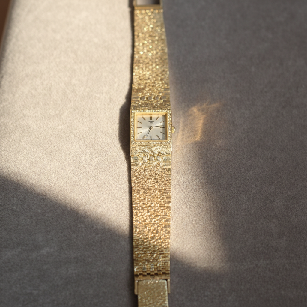 RELOJ CAJA Y PULSO ORO. ORO. 14 K 58.4 GRMS (SEMINUEVO)