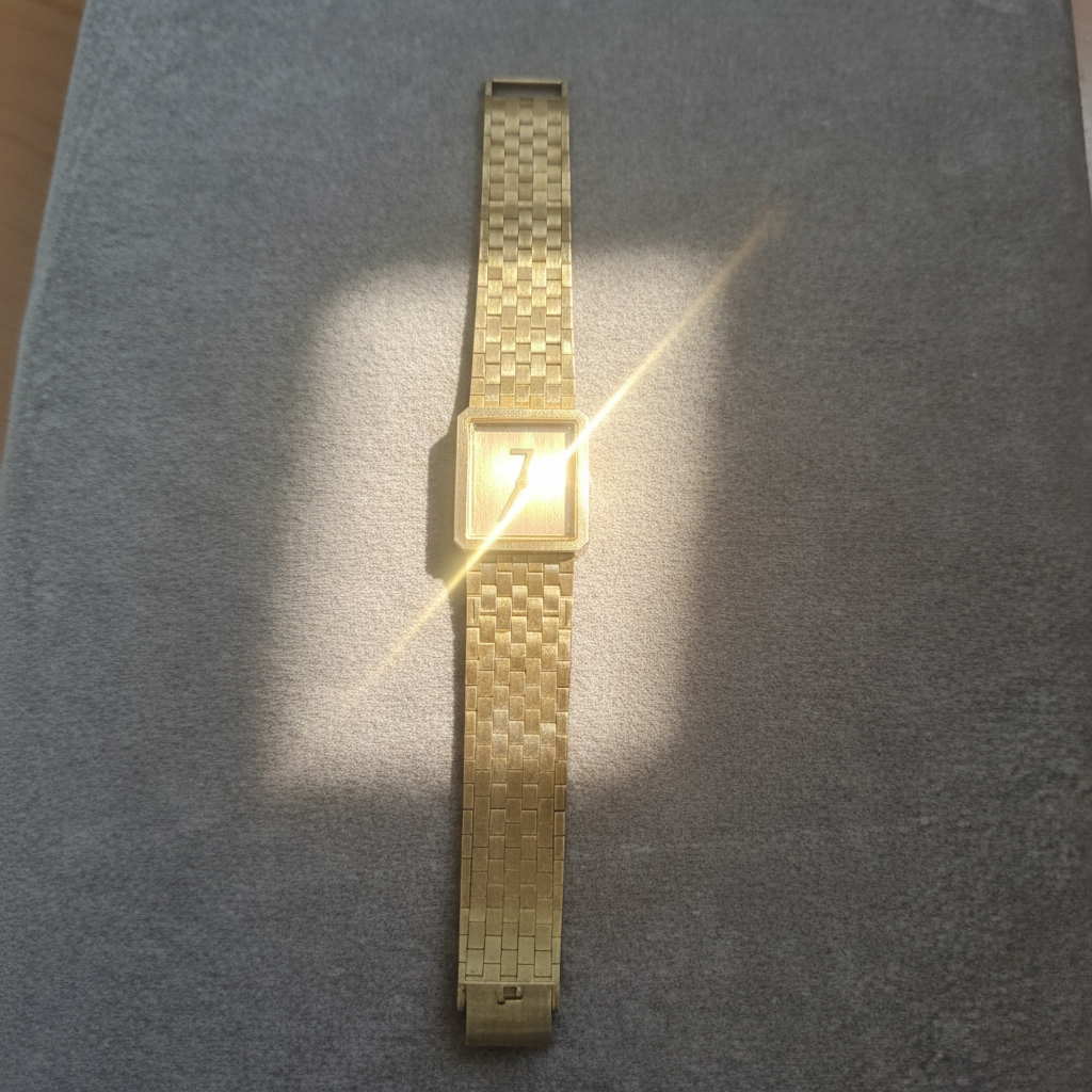 RELOJ CAJA Y PULSO ORO. ORO. 18 K 68.6 GRMS (SEMINUEVO)