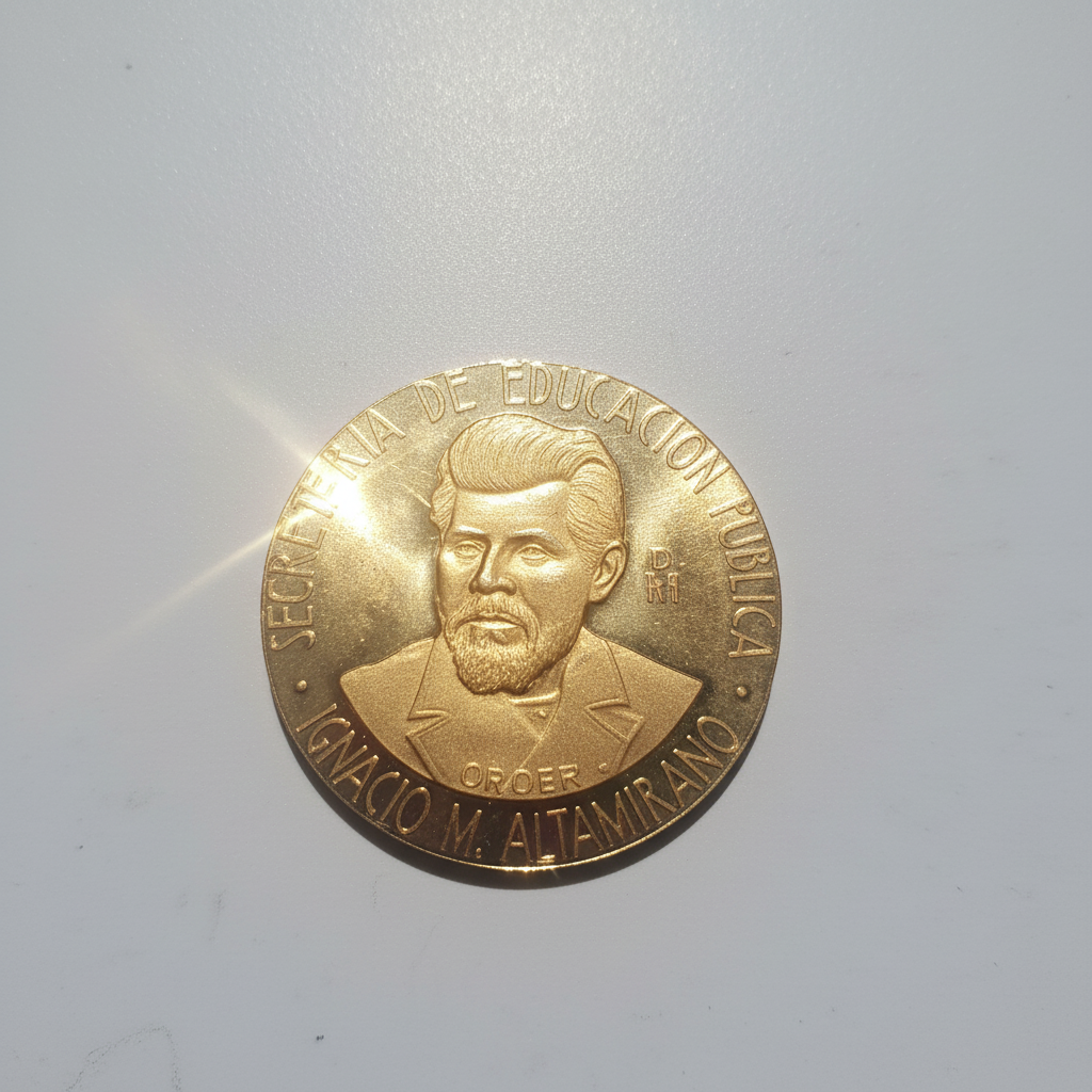 MEDALLA CONMEMORATIVA ORO 21 K 41,90 GRMS (SEMINUEVO)