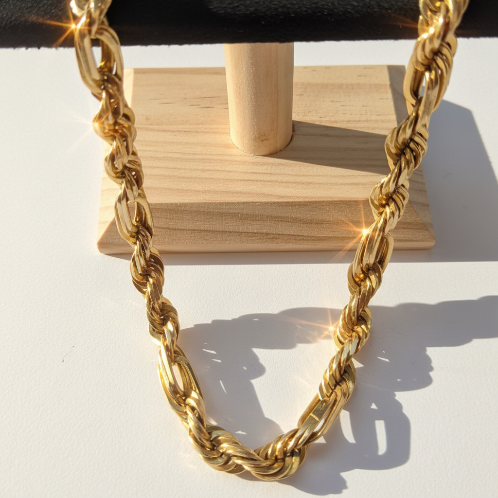 CADENA. ORO. 14 K 268.1 GRMS (SEMINUEVO)