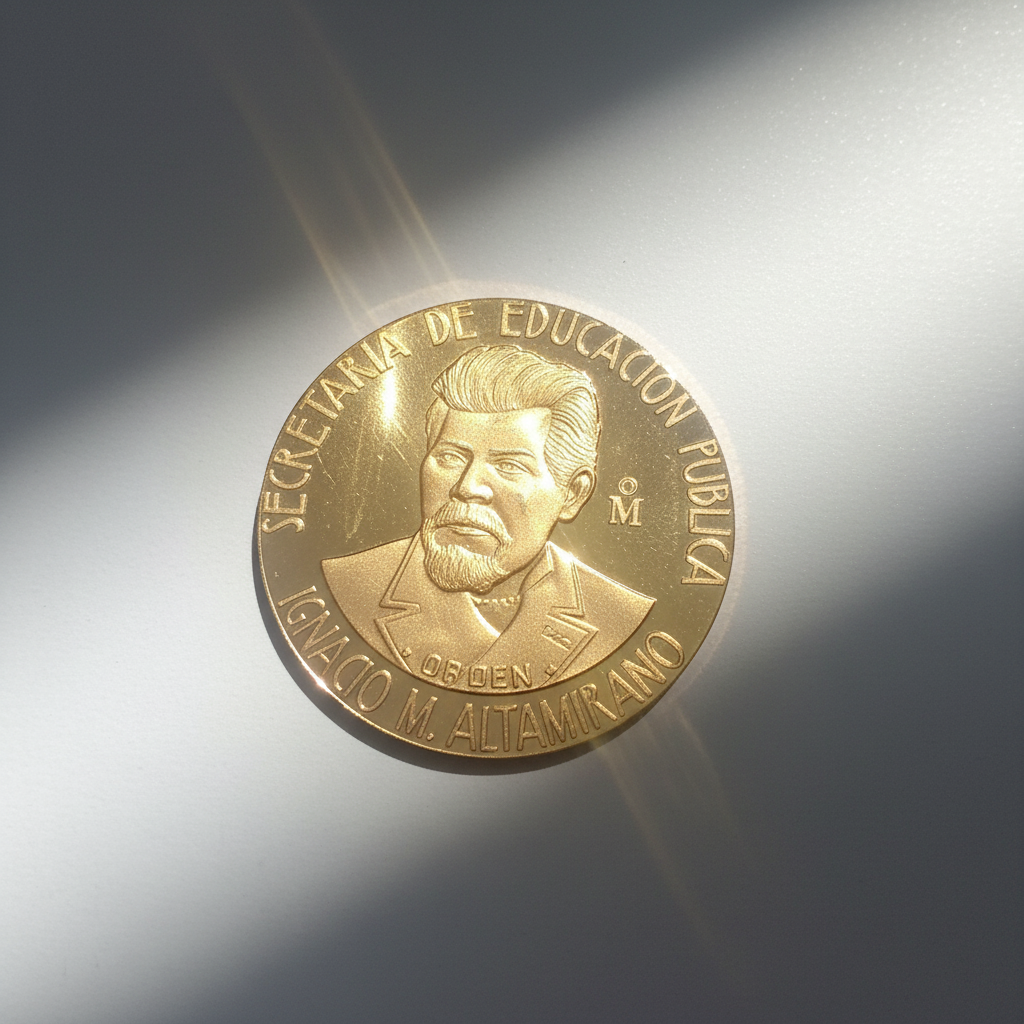 MEDALLA CONMEMORATIVA ORO 21 K 42,00 GRMS (SEMINUEVO)