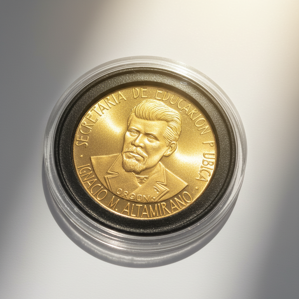 MEDALLA CONMEMORATIVA ORO 21 K 42,00 GRMS (SEMINUEVO)