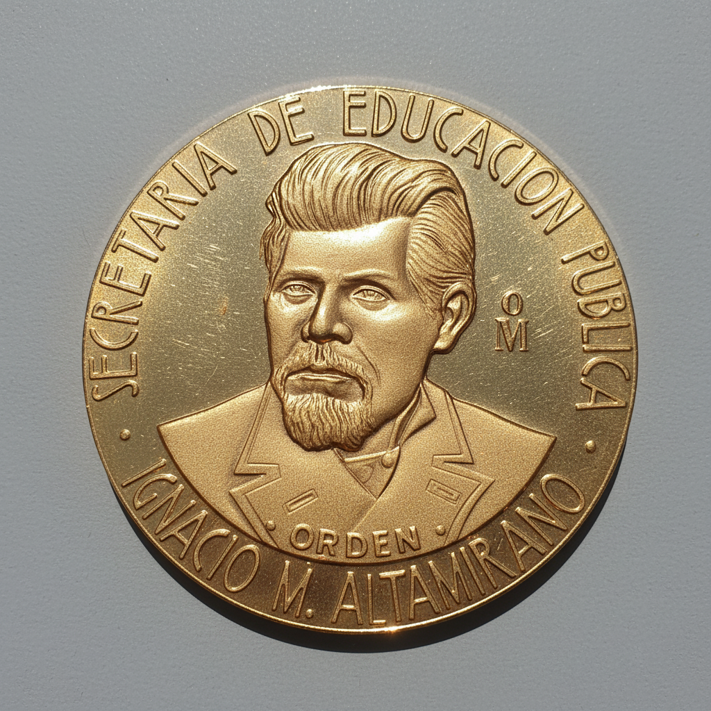 MEDALLA CONMEMORATIVA ORO 21 K 42,00 GRMS (SEMINUEVO)