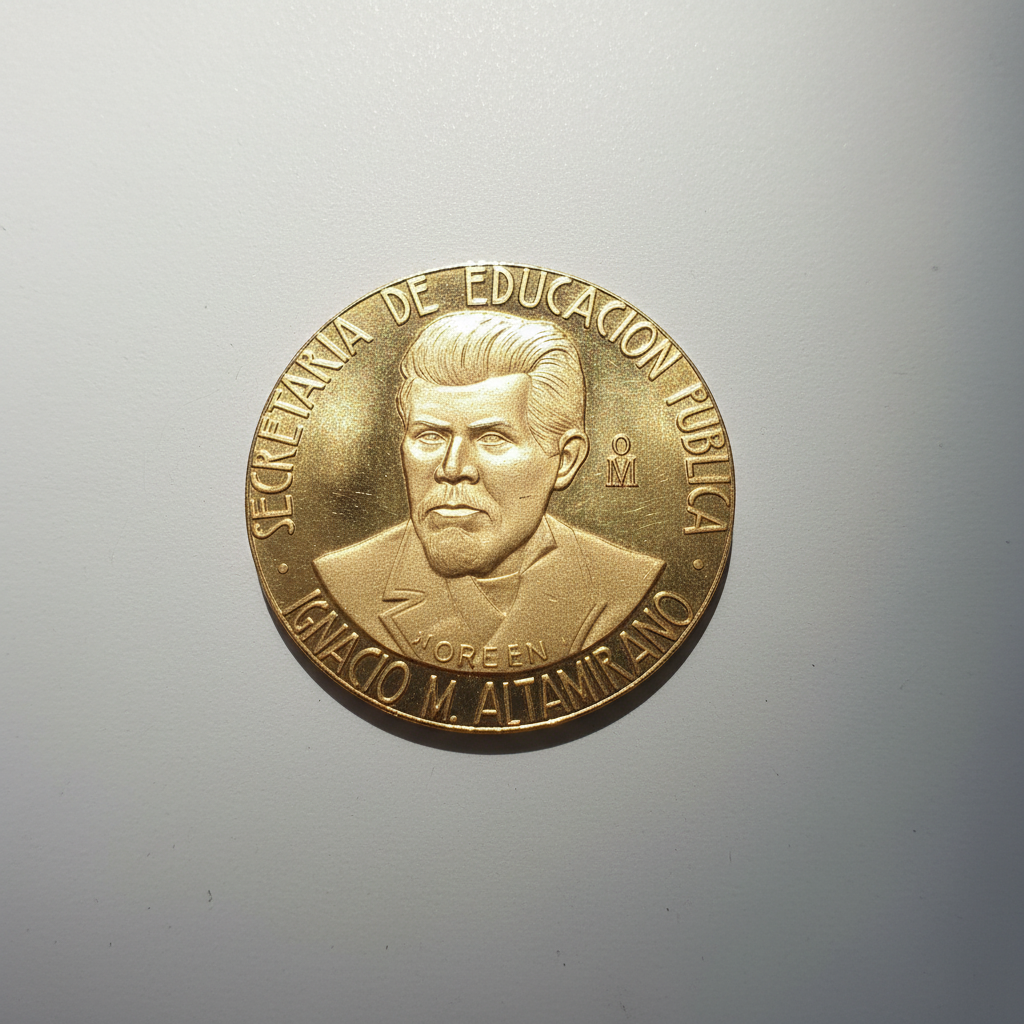 MEDALLA CONMEMORATIVA. ORO. 21 K 42 GRMS (SEMINUEVO)