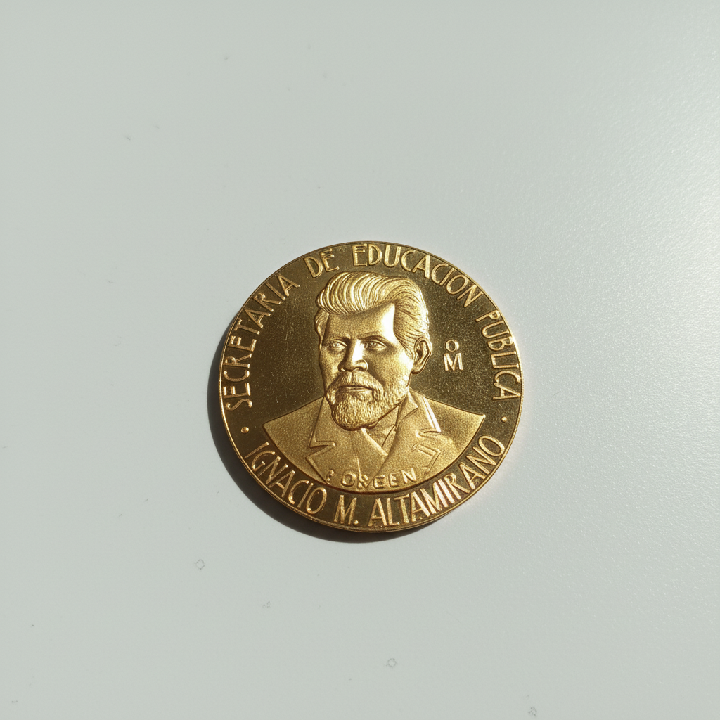 MEDALLA CONMEMORATIVA ORO 21 K 41,90 GRMS (SEMINUEVO)