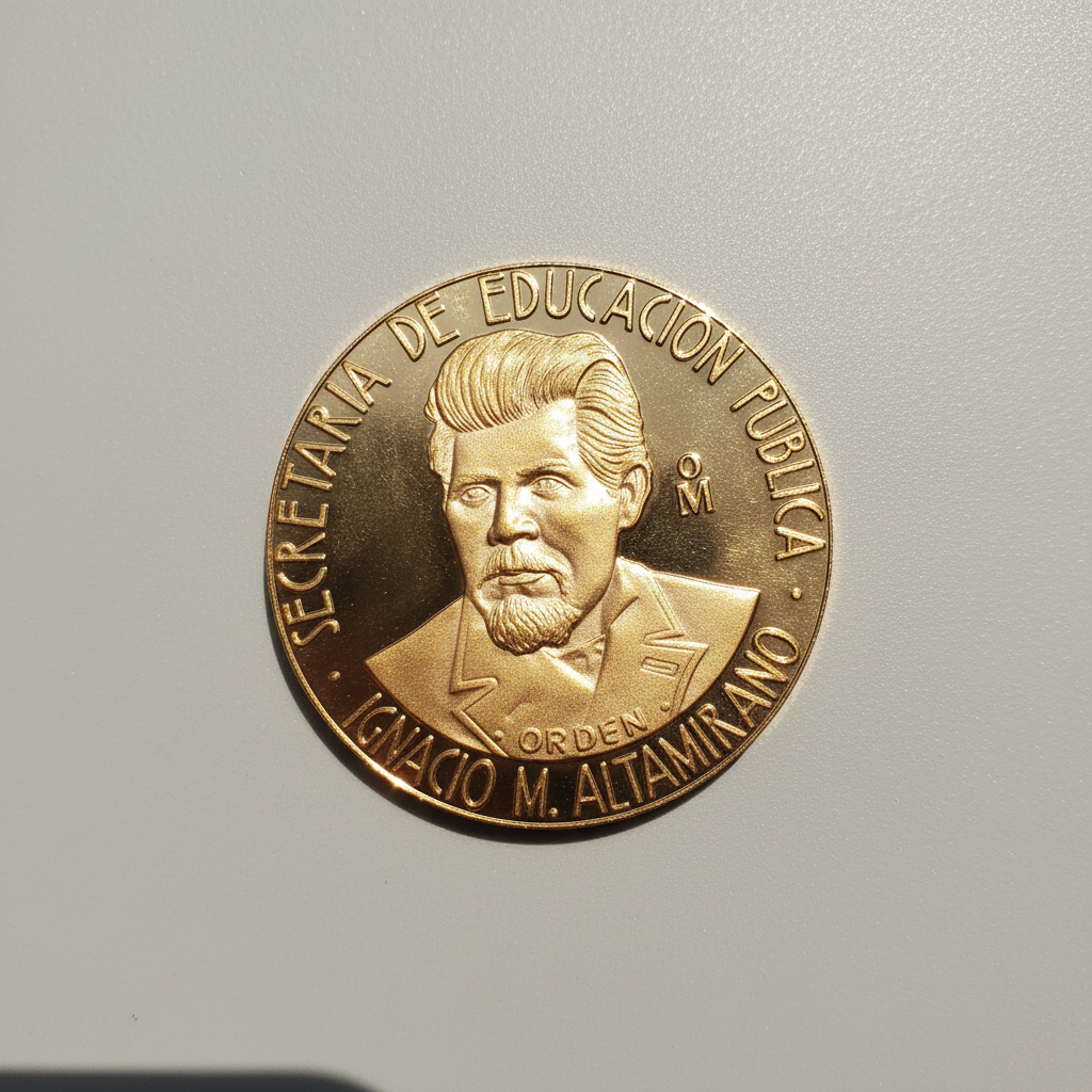 MEDALLA CONMEMORATIVA ORO 21 K 42,20 GRMS (SEMINUEVO)
