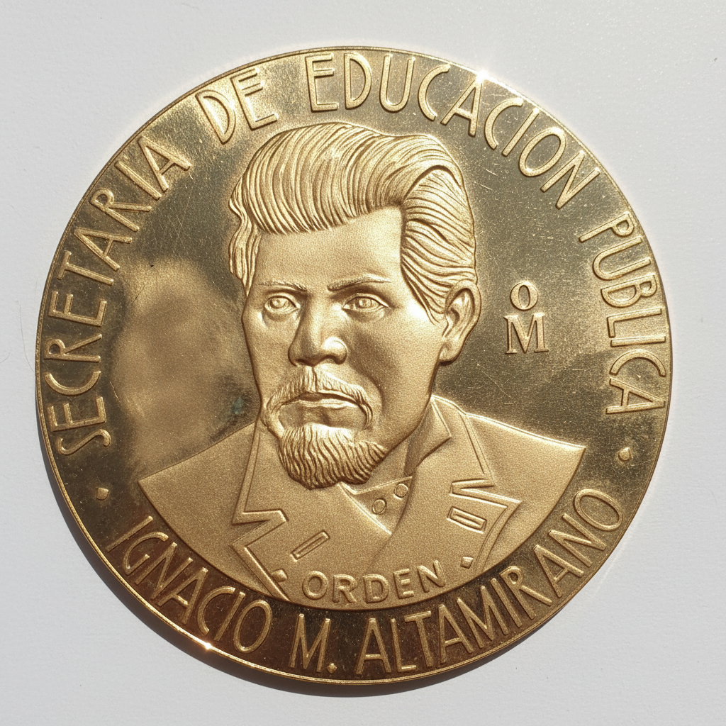 MEDALLA CONMEMORATIVA ORO 21 K 41,80 GRMS (SEMINUEVO)