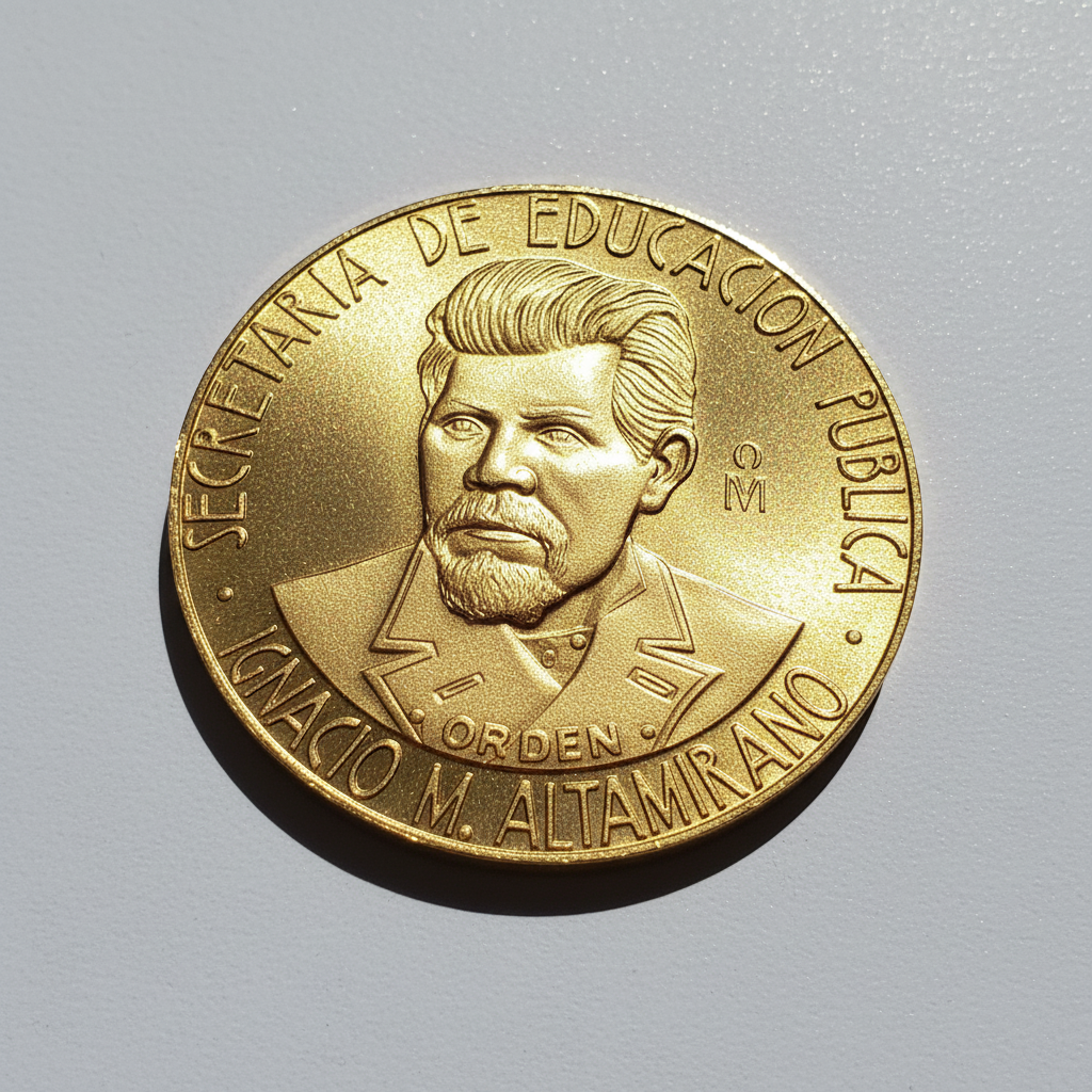 K1 42,00 GRMS - DTO. 0,00 GRMS - 21 K * IDENTIFICACIÓN MEDALLA CONMEMORATIVA * MATERIALES ORO * ES (SEMINUEVO)