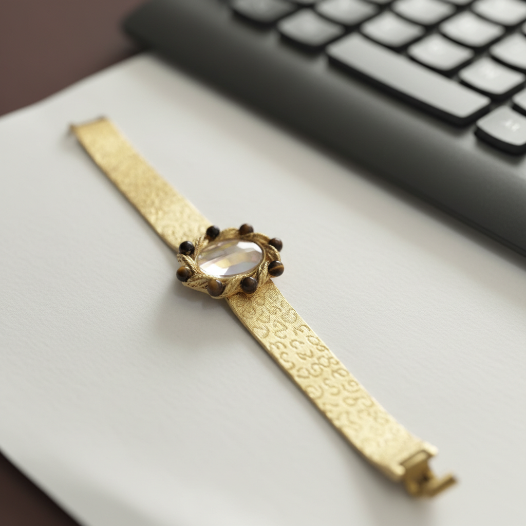 RELOJ CAJA Y PULSO ORO ORO 18 K 49.2 GRMS (SEMINUEVO)