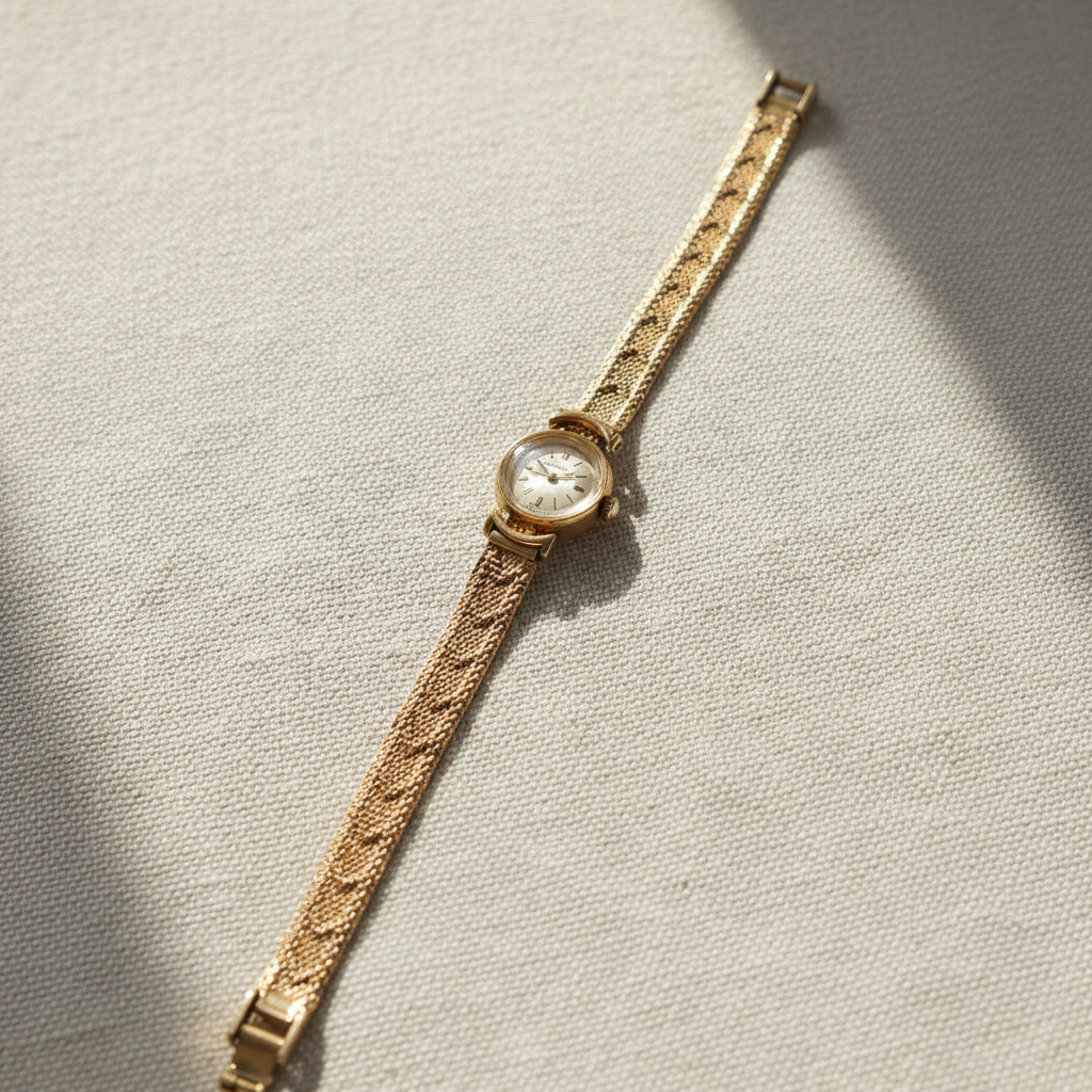 RELOJ CAJA Y PULSO ORO ORO 14 K 26,40 GRMS (SEMINUEVO)