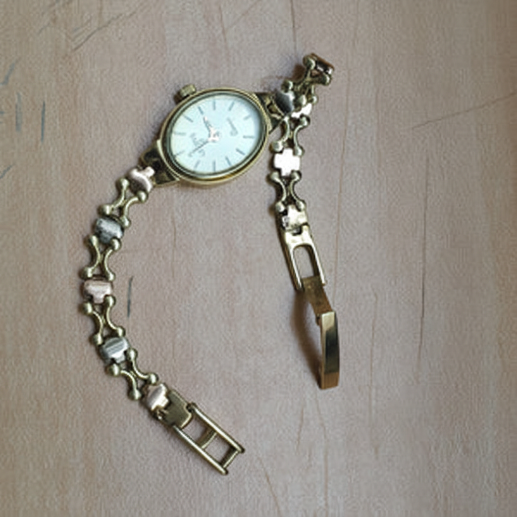 RELOJ CAJA Y PULSO ORO ORO 14 K 11.7 GRMS (SEMINUEVO)