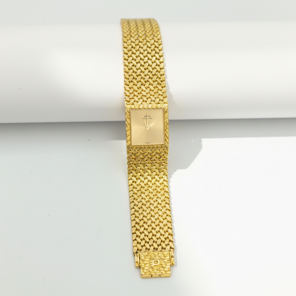 RELOJ CAJA Y PULSO ORO ORO 18 K 82.5 GRMS (SEMINUEVO)