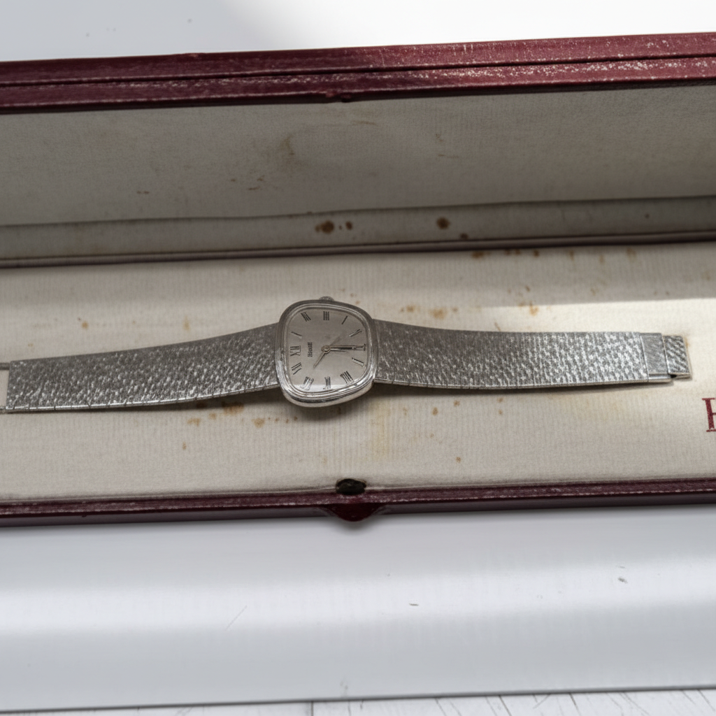 RELOJ CAJA Y PULSO ORO ORO 18 K 59.3 GRMS (SEMINUEVO)