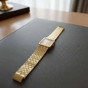 RELOJ CAJA Y PULSO ORO. ORO. 18 K 68.6 GRMS (SEMINUEVO)