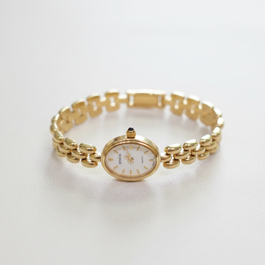 RELOJ CAJA Y PULSO ORO ORO 14 K 20,30 GRMS (SEMINUEVO)