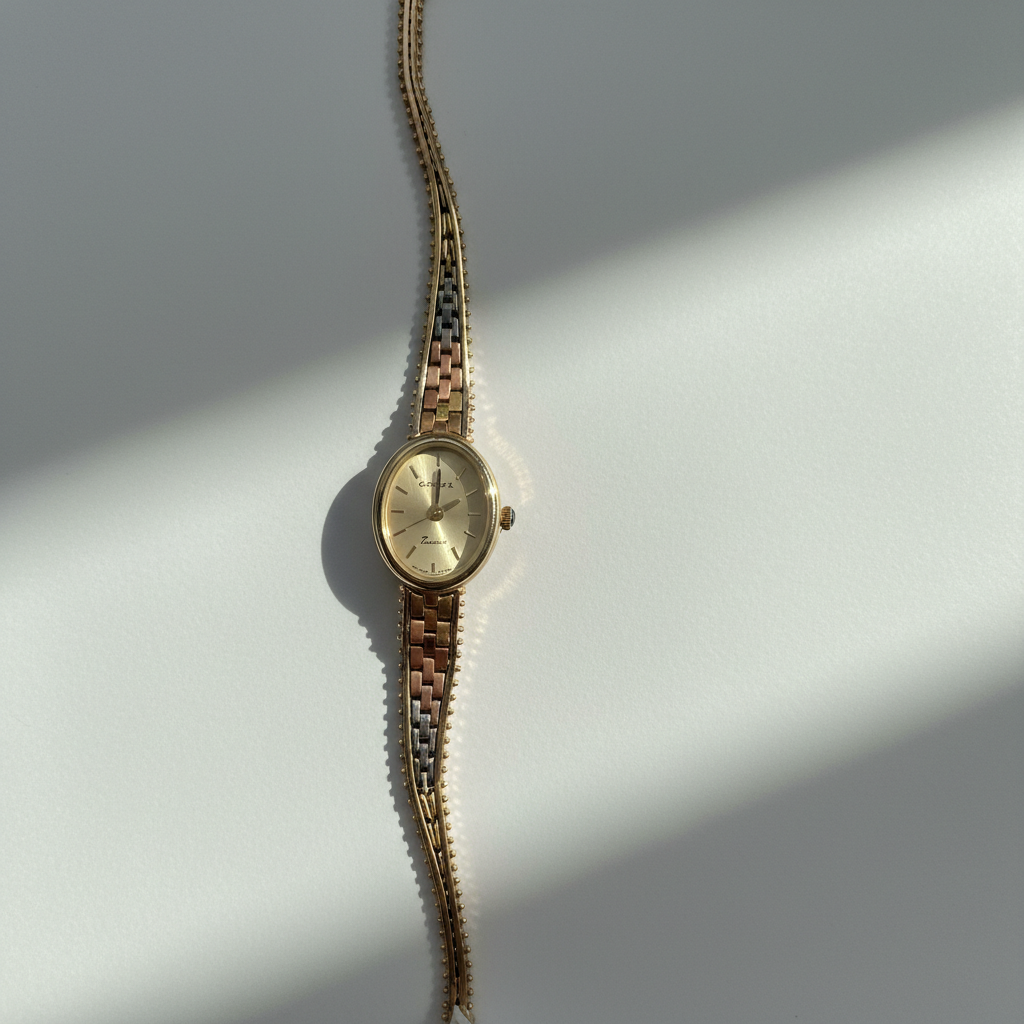 RELOJ CAJA Y PULSO ORO ORO 14 K 10,50 GRMS (SEMINUEVO)