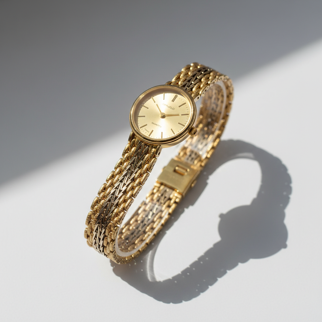 RELOJ CAJA Y PULSO ORO ORO 14 K 33,40 GRMS (SEMINUEVO)