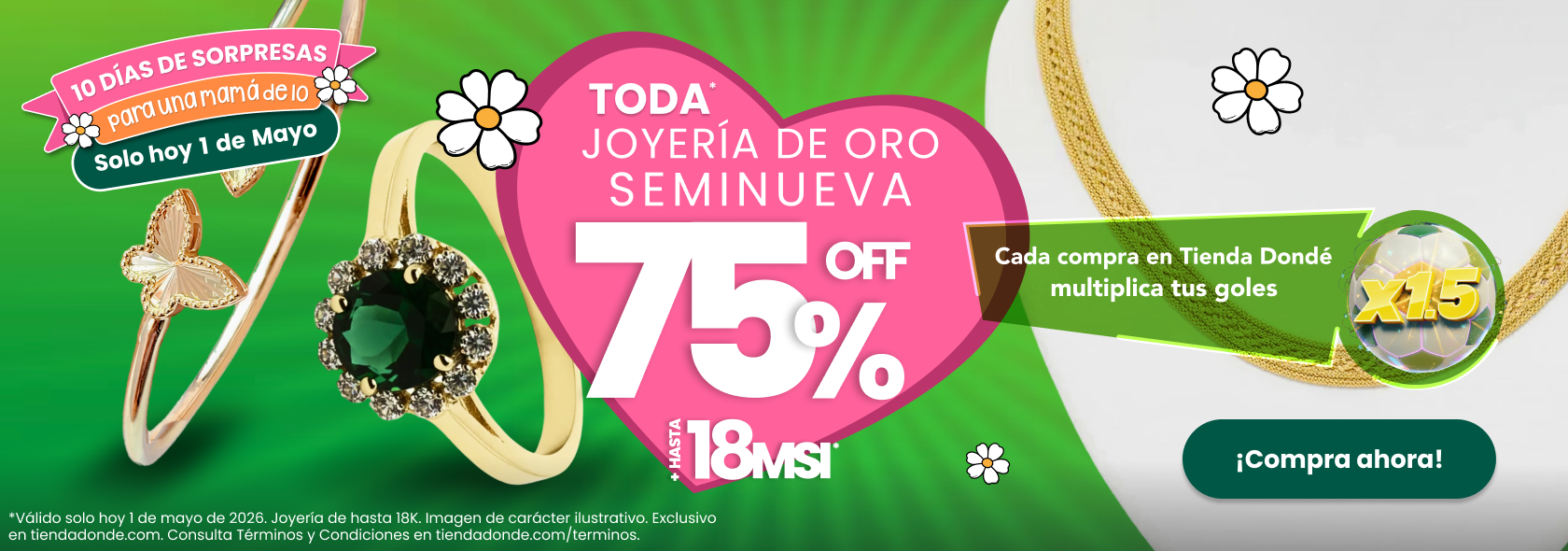 ¡Sólo hoy!