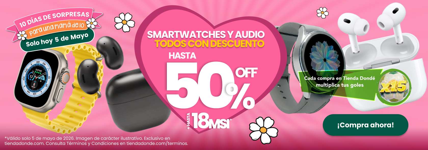 ¡Solo hoy!