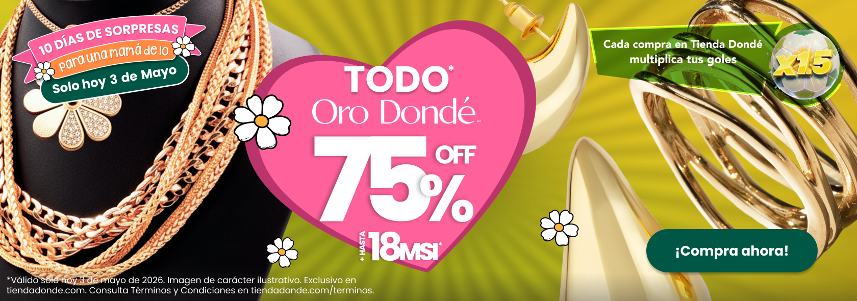 ¡Sólo hoy!