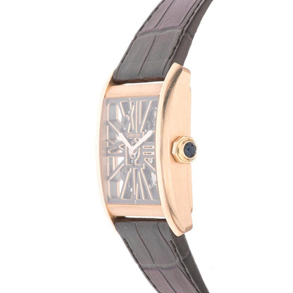 Reloj Hombre Cartier TANK MC Esqueleto Referencia W5310040 / 3656 Cuerda Oro rosa 18k, piel - Tienda Dondé