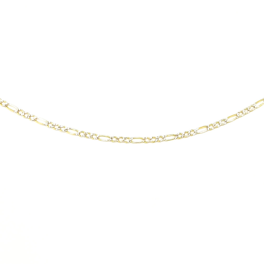 Cadena para Caballero Oro Amarillo Diamantado 10 K 3.2 gr Tejido Cartier (nuevo)