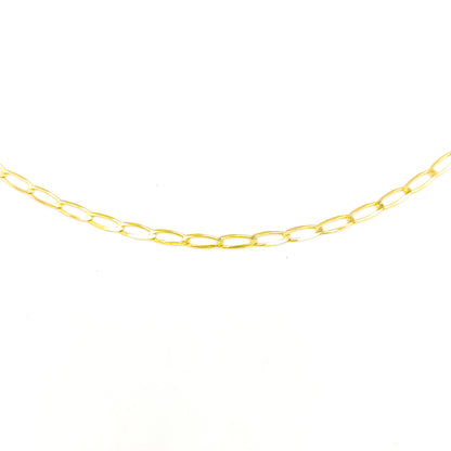 Cadena para Dama Oro amarillo 14 K 3.7 gr Tejido Eslabones (nuevo)