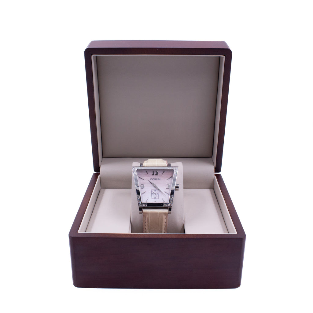 RELOJ CORUM TRAPECIO DIAMOND LADIES PARA DAMA (SEMINUEVO)