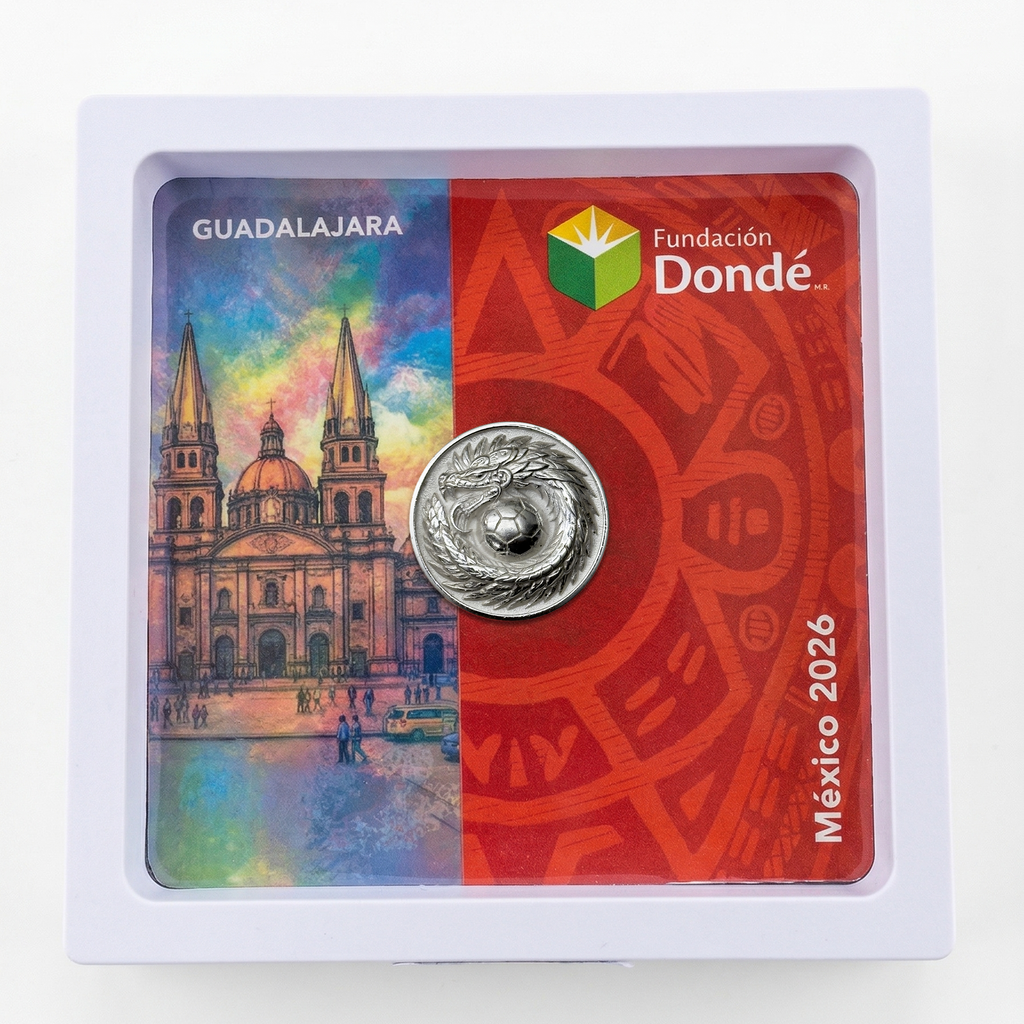 Colección Conmemorativa 2026: Trilogía de Sedes Mexicanas Plata Dondé Ley .925 (nuevo) Plata Dondé