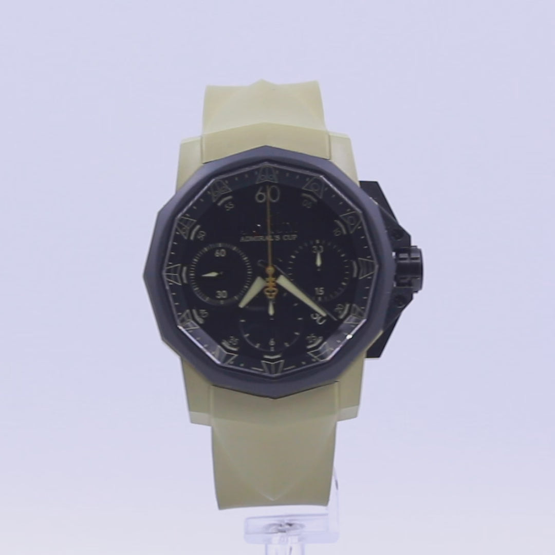 Reloj Corum Admirals Cup Challenger 44 Chronograph Rubber para Caballero (seminuevo)