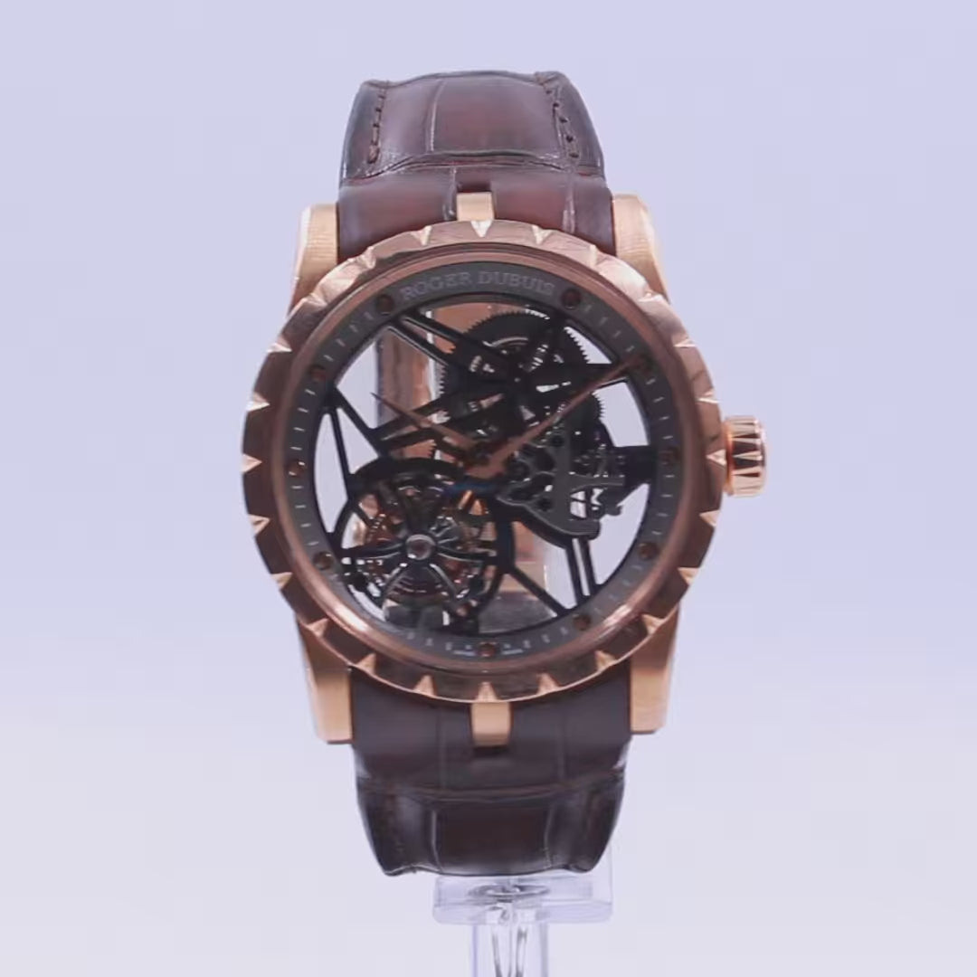 Reloj  Roger Dubuis   Excalibur Skeleton Flying Tourbillon  para Caballero (seminuevo)