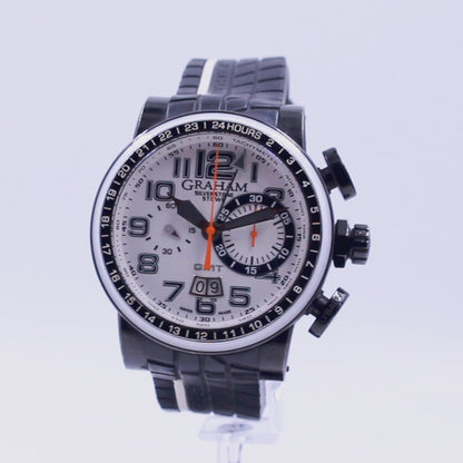 Reloj Graham Silverstone Stowe GMT Black&amp;White para Caballero (seminuevo)